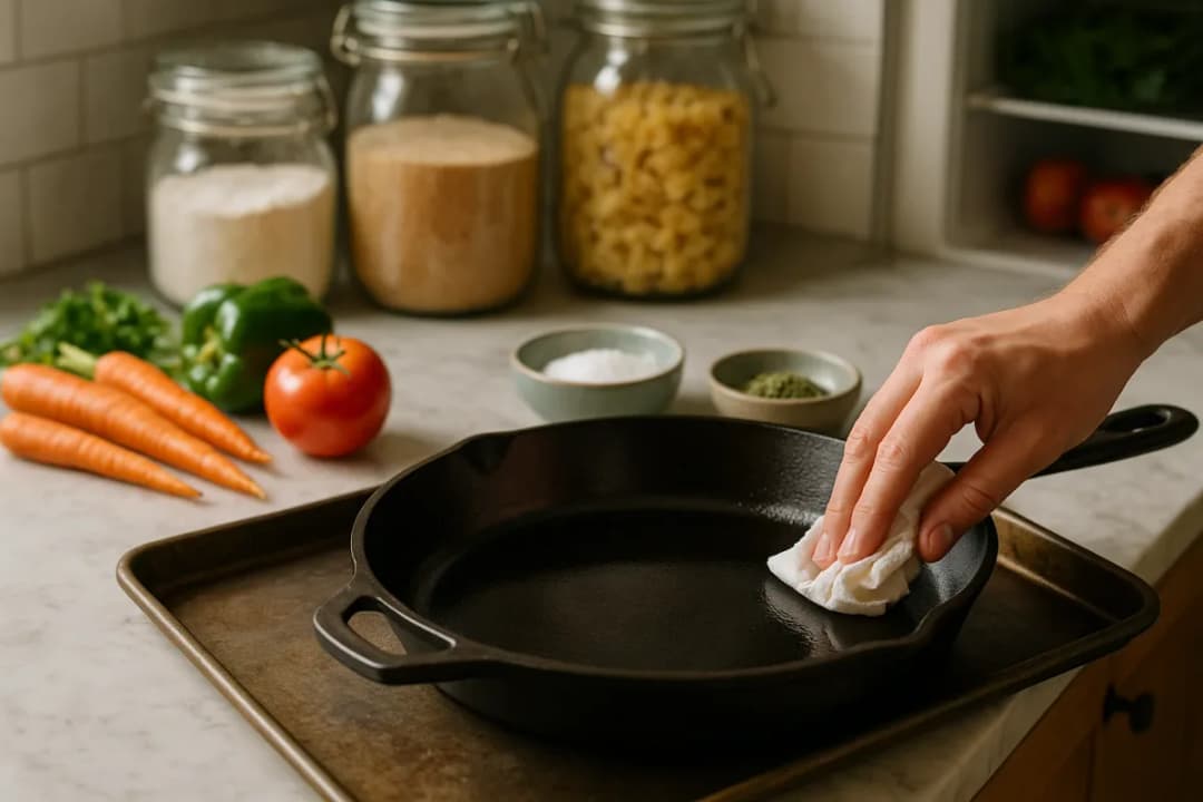 How to Season and Clean a Cast Iron Skillet - tips-tricks