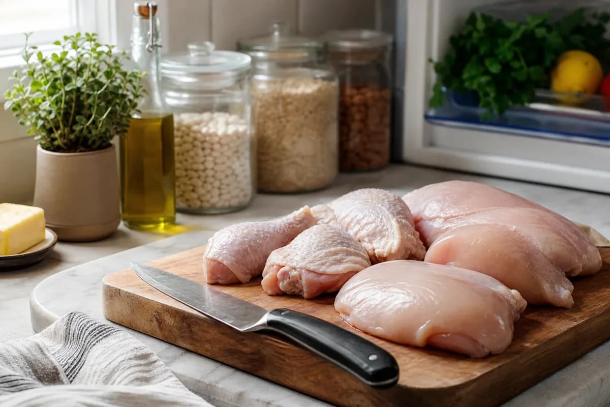 Editorial home-kitchen photo illustrating Why You Should Never Wash Raw Chicken (tips tricks tip), realistic tools and ingredients in natural light