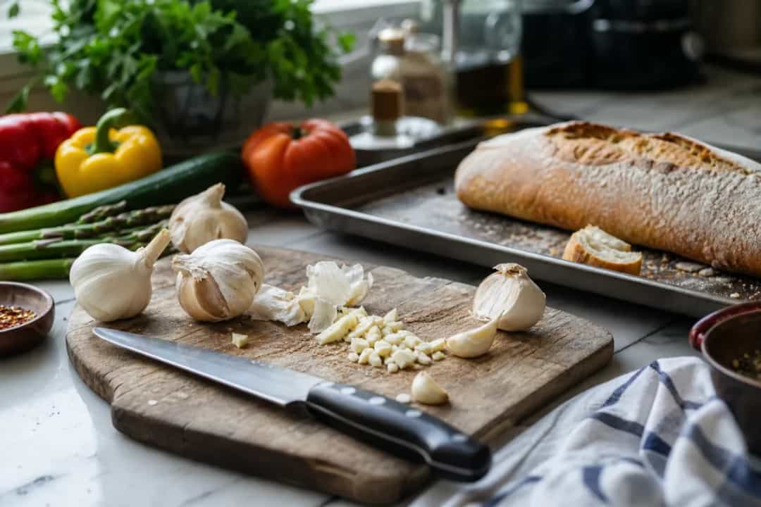 Editorial home-kitchen photo illustrating How to Revive Stale Bread in 5 Minutes (tips tricks tip), realistic tools and ingredients in natural light