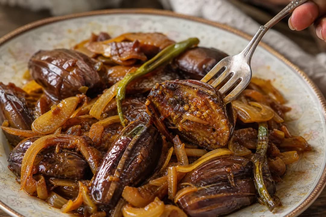 Authentic Sri Lankan Brinjal Moju with Sweet Tamarind Sauce