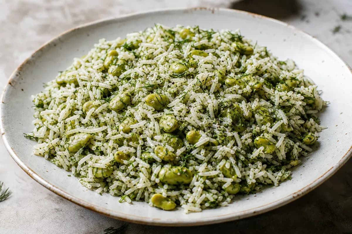Baghali Polo with Dill and Fava Beans: A Persian Rice Delight