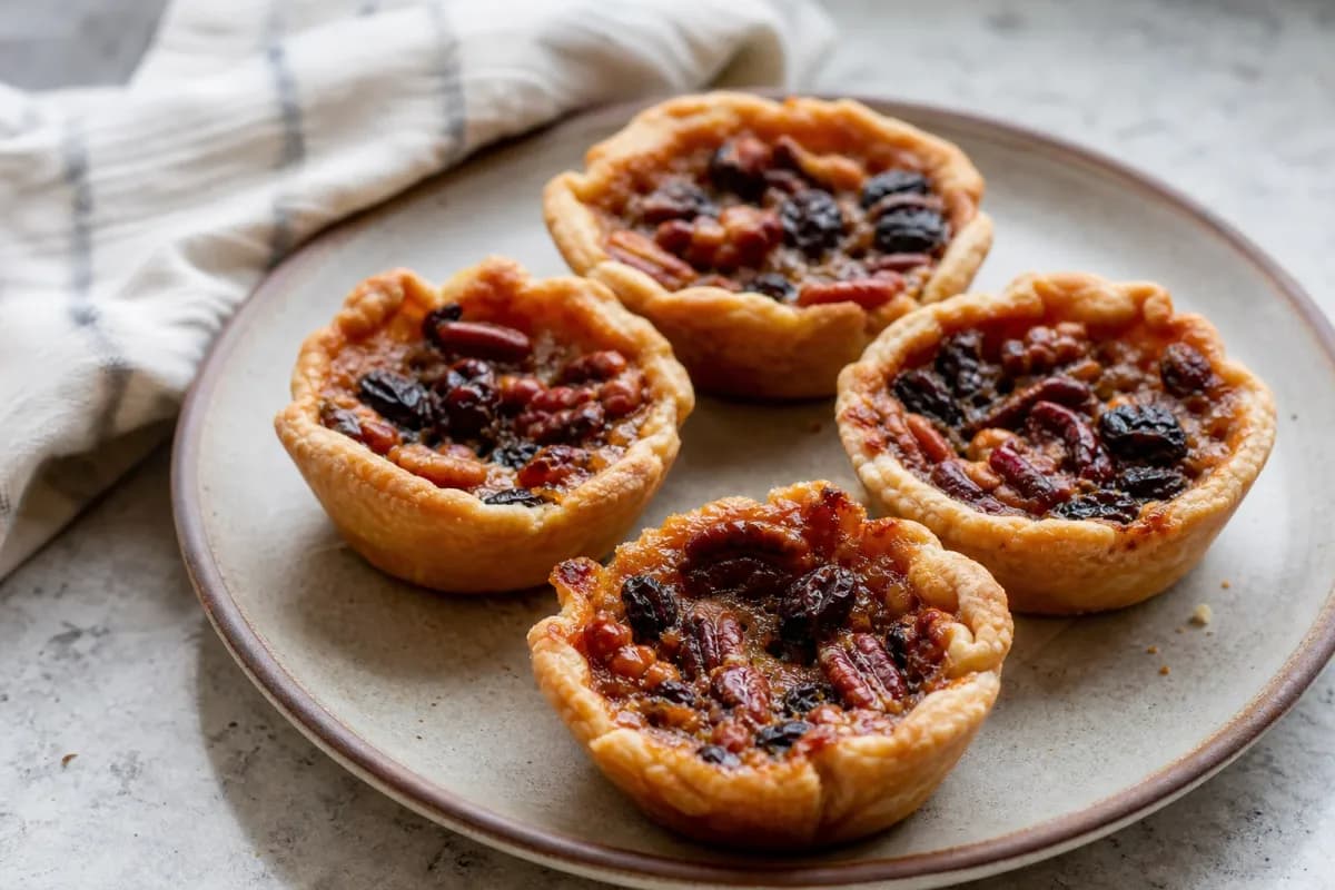 Canadian Butter Tarts with Raisins and Pecans for Sweet Indulgence