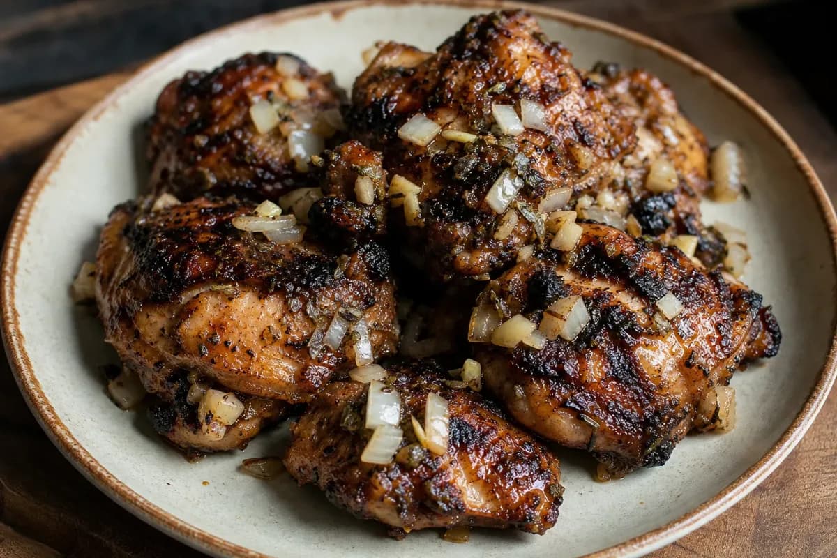 Caribbean Jamaican Jerk Chicken with Scotch Bonnet and Allspice