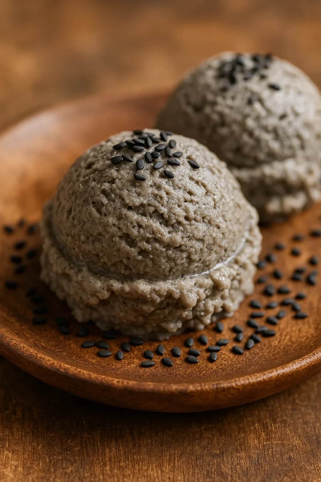 Creamy Black Sesame Ice Cream Without Churning — dessert recipe, beautifully plated and ready to serve