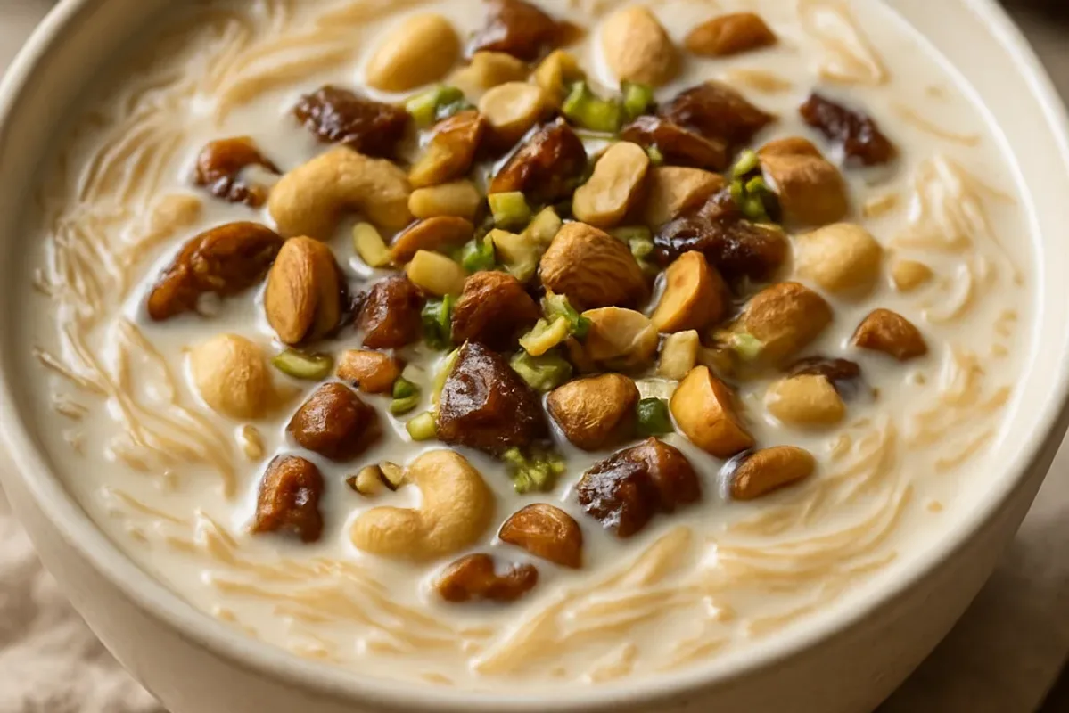 Creamy Dates and Nuts Sheer Khurma