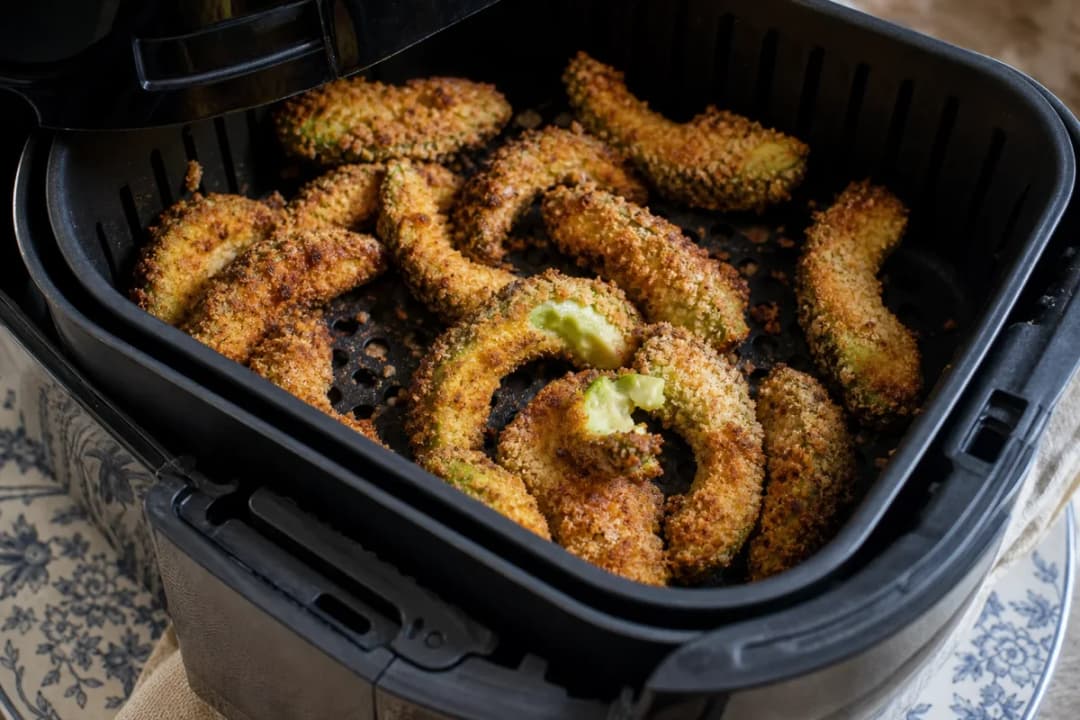 Crispy Air Fryer Avocado Fries with Zesty Lime Crema