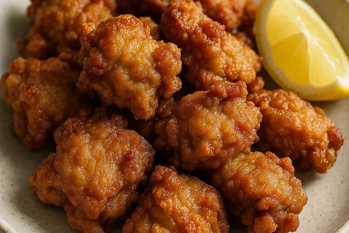 Crispy Air Fryer Karaage Chicken Recipe for Flavorful Japanese Dish — dinner recipe, beautifully plated and ready to serve