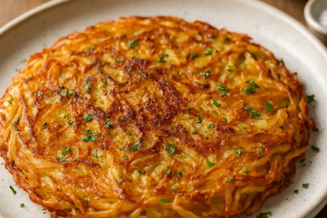 Crispy Swiss Rösti – Traditional Potato Pancake Recipe