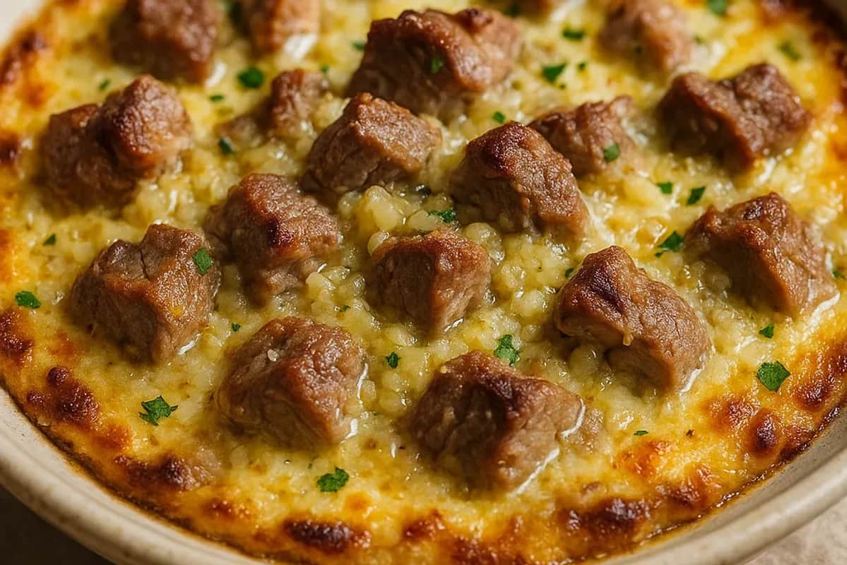 Delicious Baked Lamb with Yogurt Sauce - Authentic Albanian Recipe — dinner recipe, beautifully plated and ready to serve