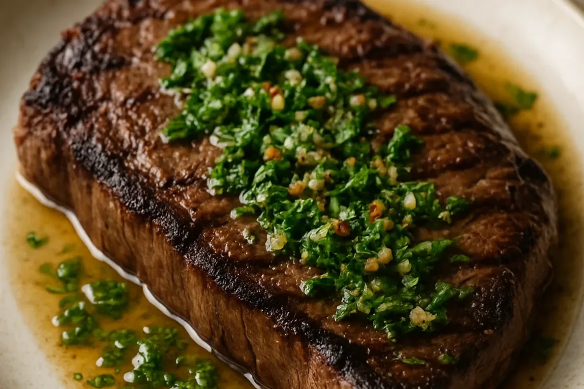 Easy Argentinian Steak Marinade with Garlic and Herbs — dinner recipe, beautifully plated and ready to serve