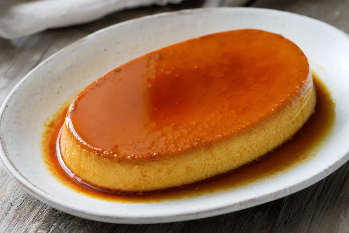 Filipino Leche Flan with Rich Caramel Custard