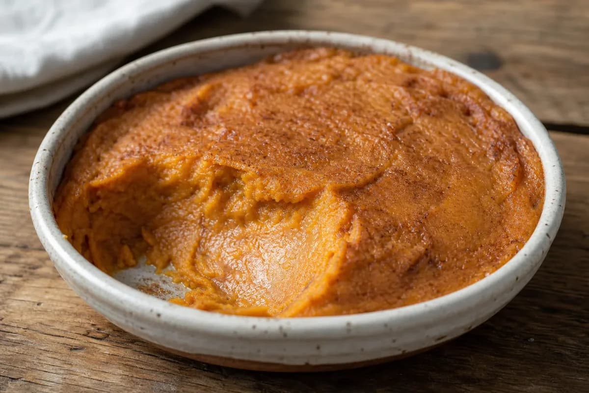Haitian Pen Patat – Sweet Potato Pudding with Coconut Milk