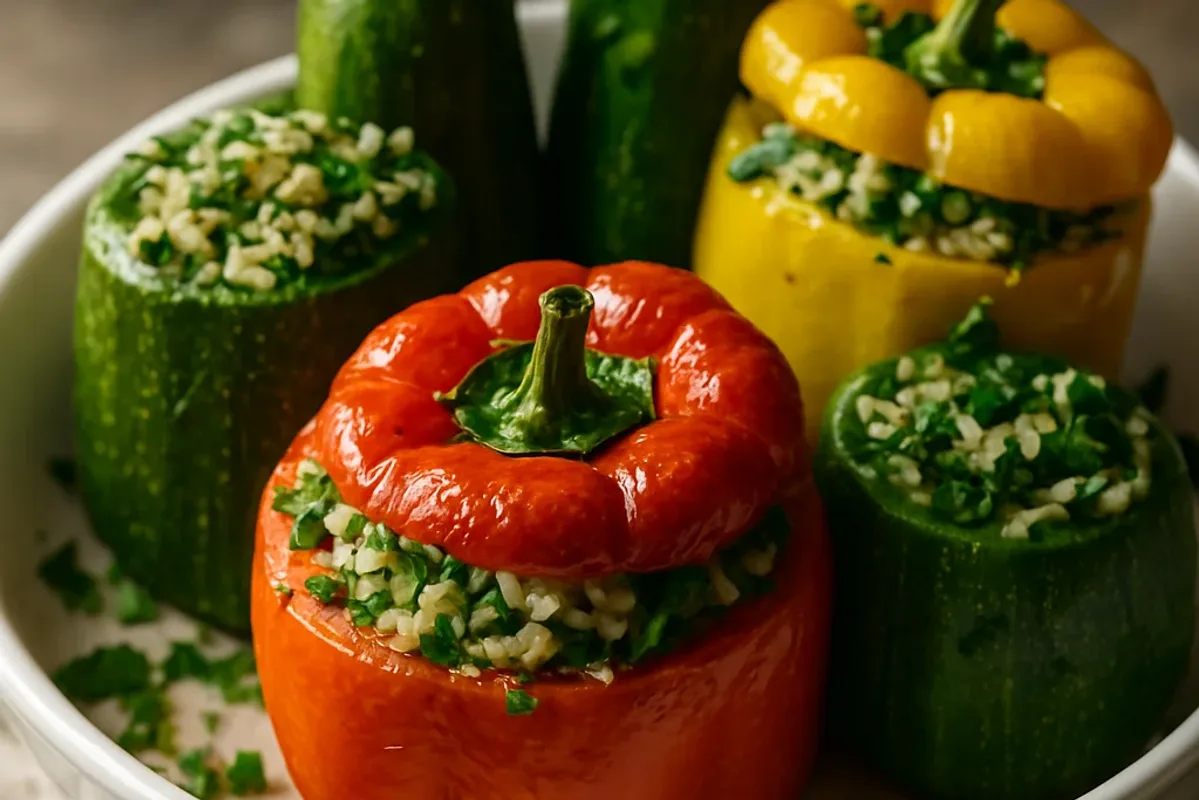 Herbaceous Vegetables Stuffed Cooking