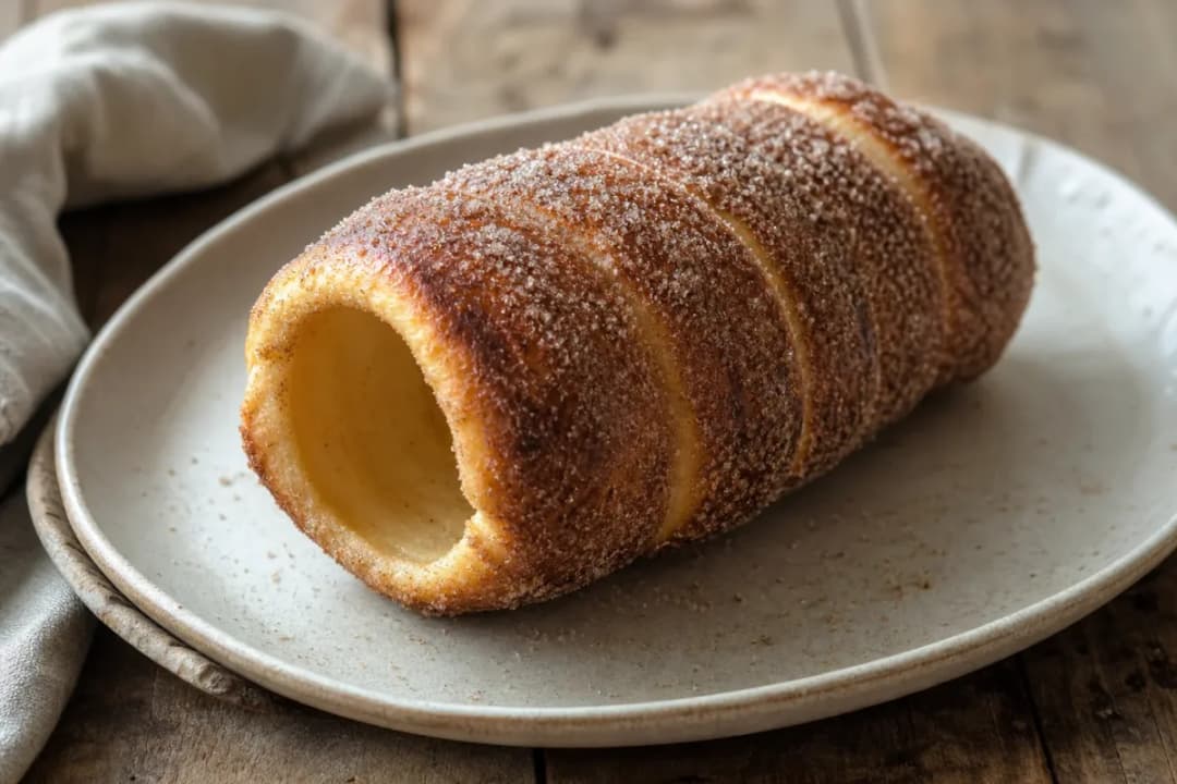 Hungarian Chimney Cake – Kürtőskalács with Cinnamon Sugar Coating