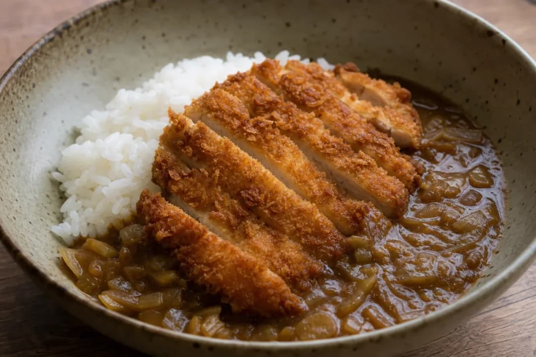 Japanese Chicken Katsu Curry with Crispy Panko and Rich Sauce