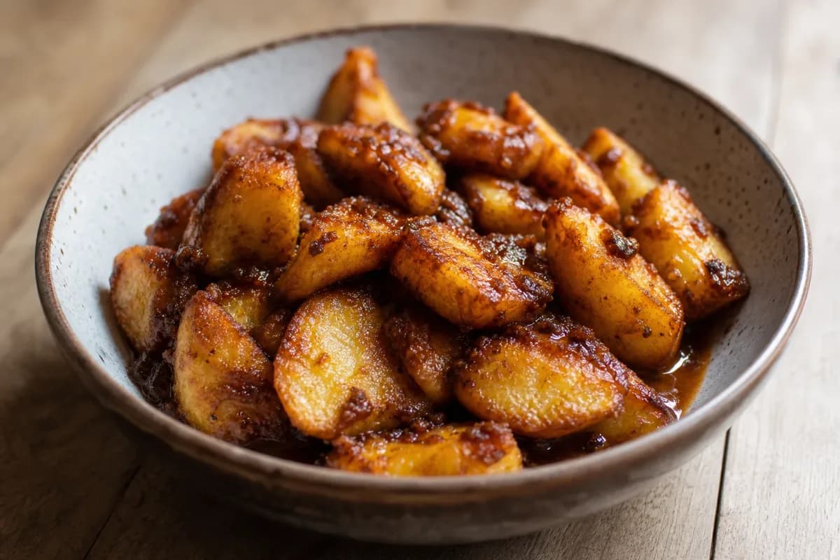 Kenyan Viazi Karai with Crispy Potatoes and Tangy Tamarind Sauce