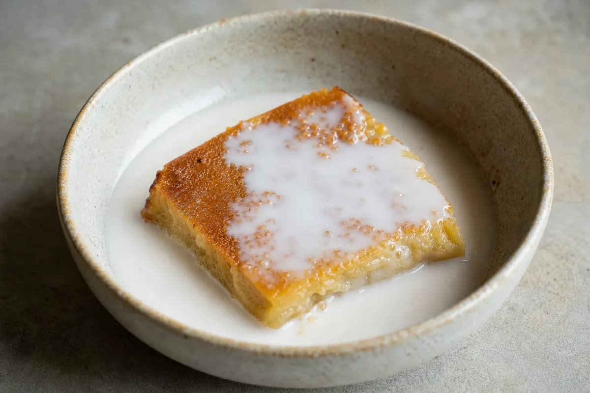 Laotian Coconut Custard – Sangkhaya Makphao with Coconut Cream