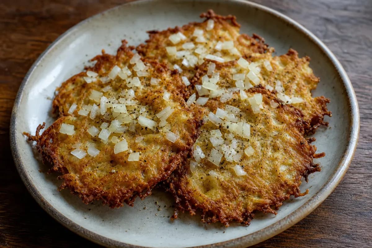 Polish Placki Ziemniaczane with Crispy Potato Pancakes