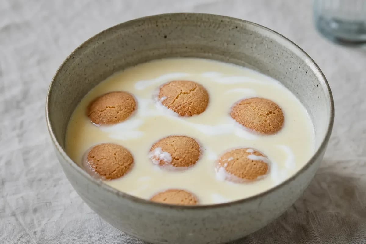 Refreshing Danish Koldskål with Kammerjunker Biscuits