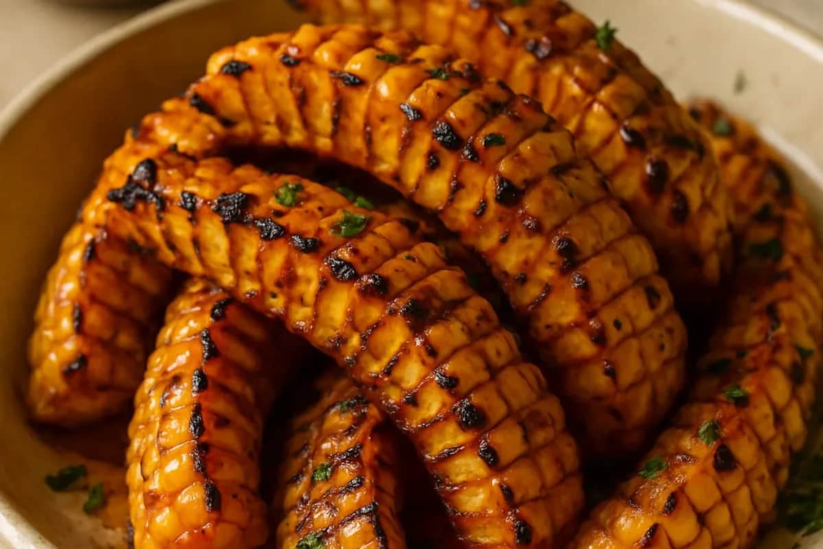 Smoky Grilled Corn Ribs with Paprika Butter — vegetarian recipe, beautifully plated and ready to serve
