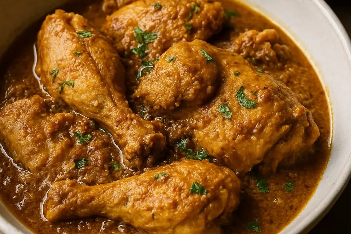 Spiced Chicken Qorma Cooking Method