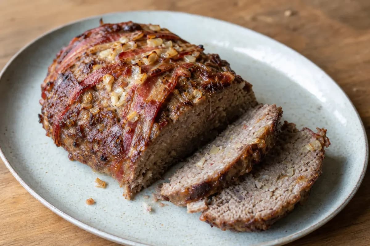 Traditional Czech Sekaná – Meatloaf with Herbs and Bacon